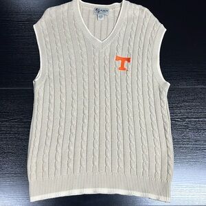 Tennessee Volunteers Mens Sweater Vest Size Large Joe‎ College Sports